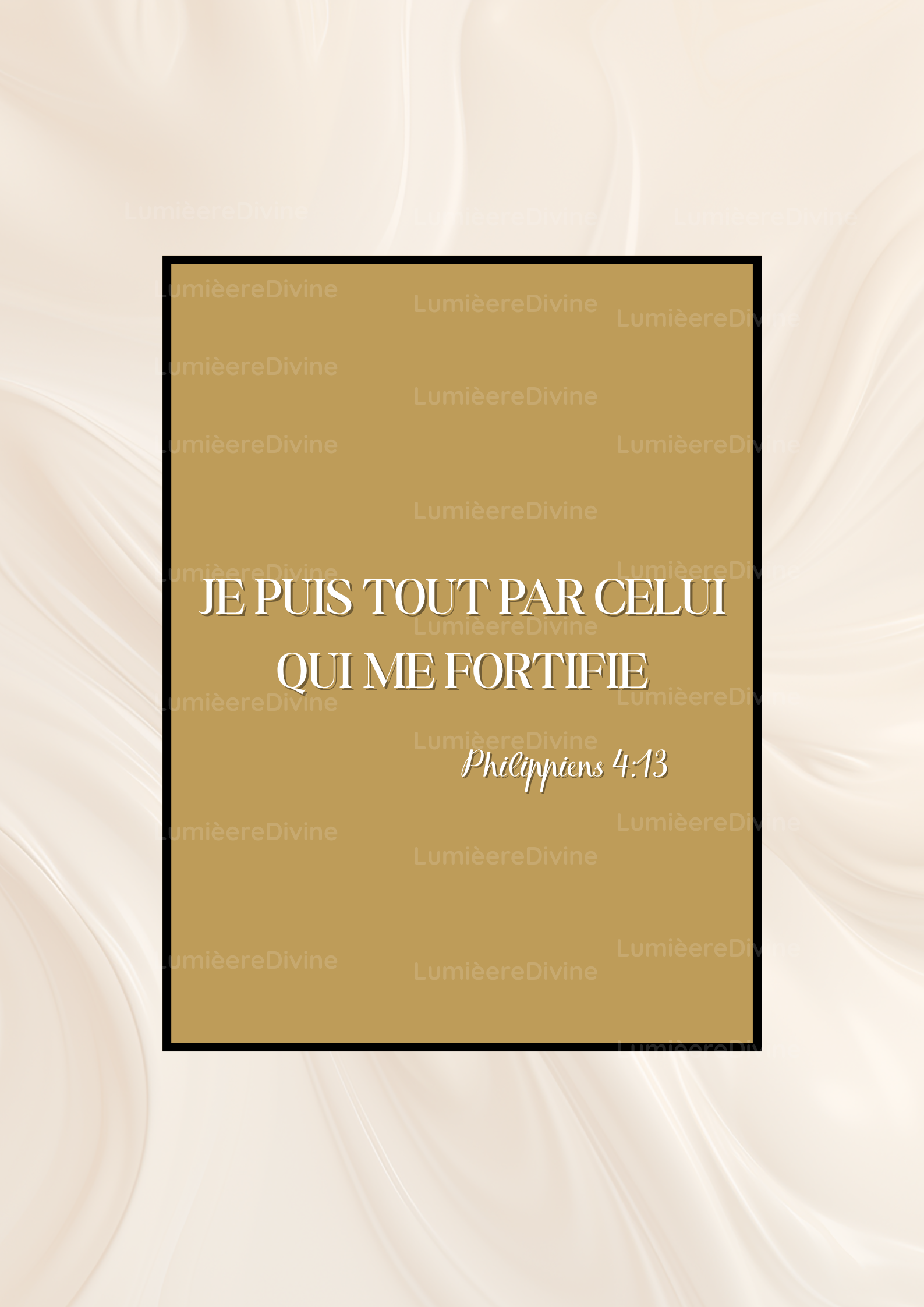 Affiche Chrétienne - Philippiens 4:13