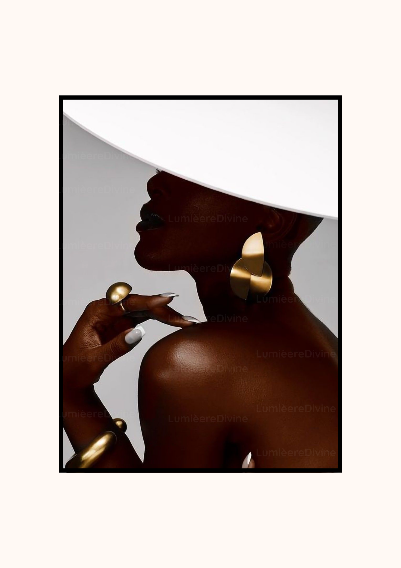 Affiche Afro Art - Femme Elégante