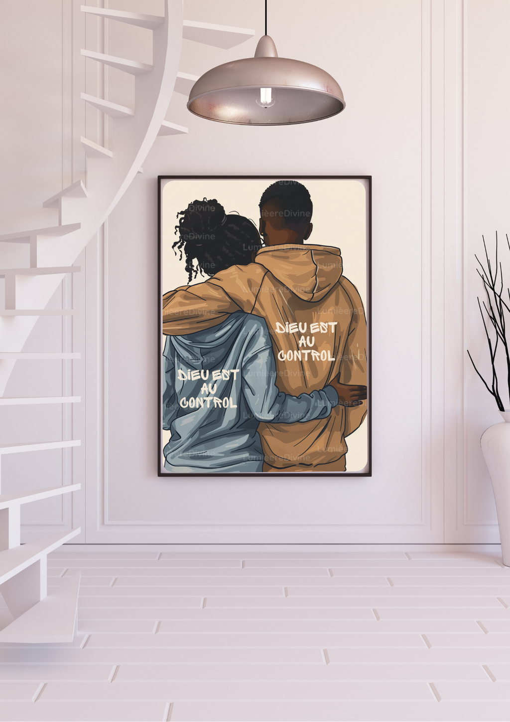 Affiche Chrétienne - Dieu est au contrôle
