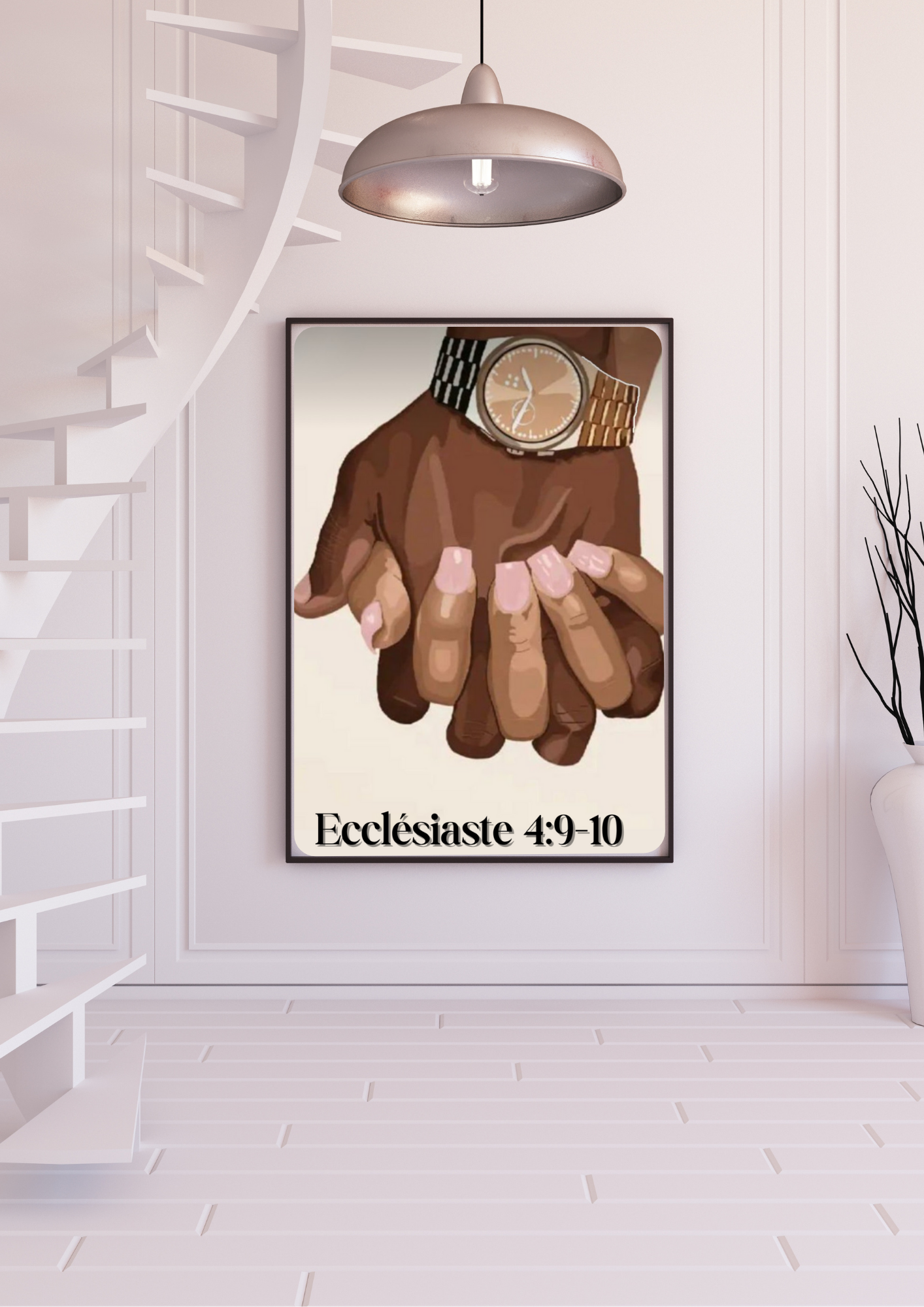 Affiche Chrétienne - Eclesiate 4:9-10