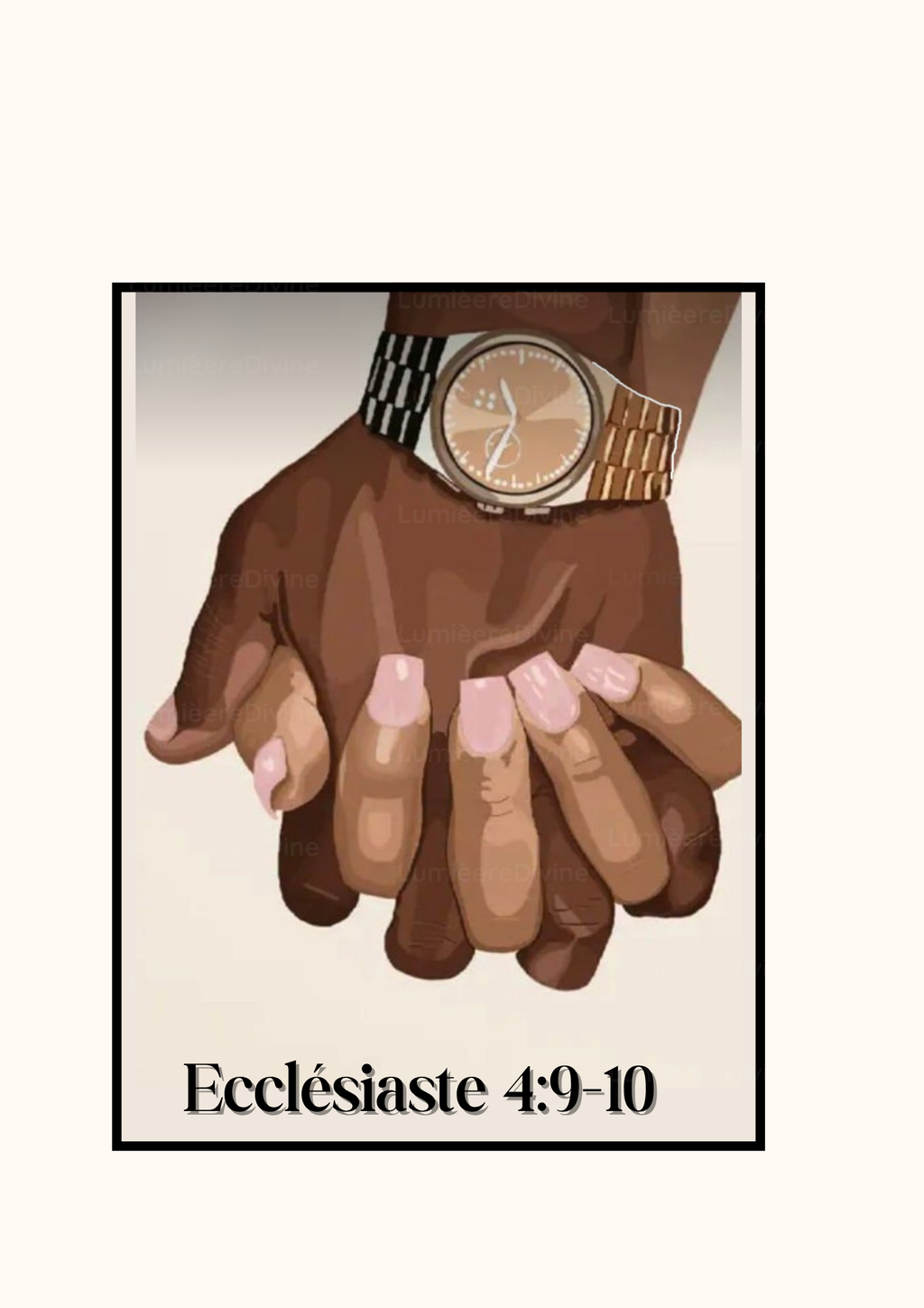 Affiche Chrétienne - Eclesiate 4:9-10