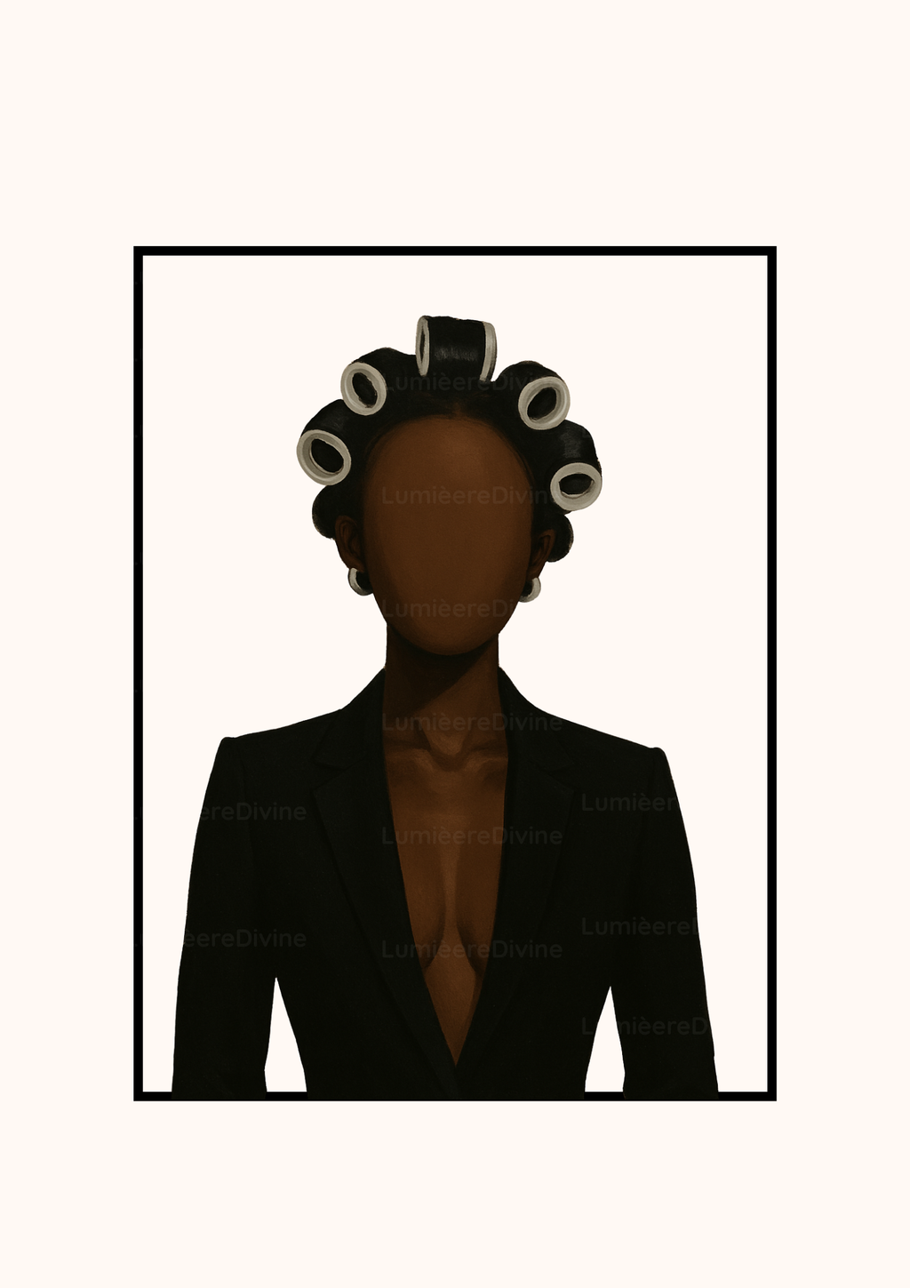 Affiche Afro Art - Femme classe