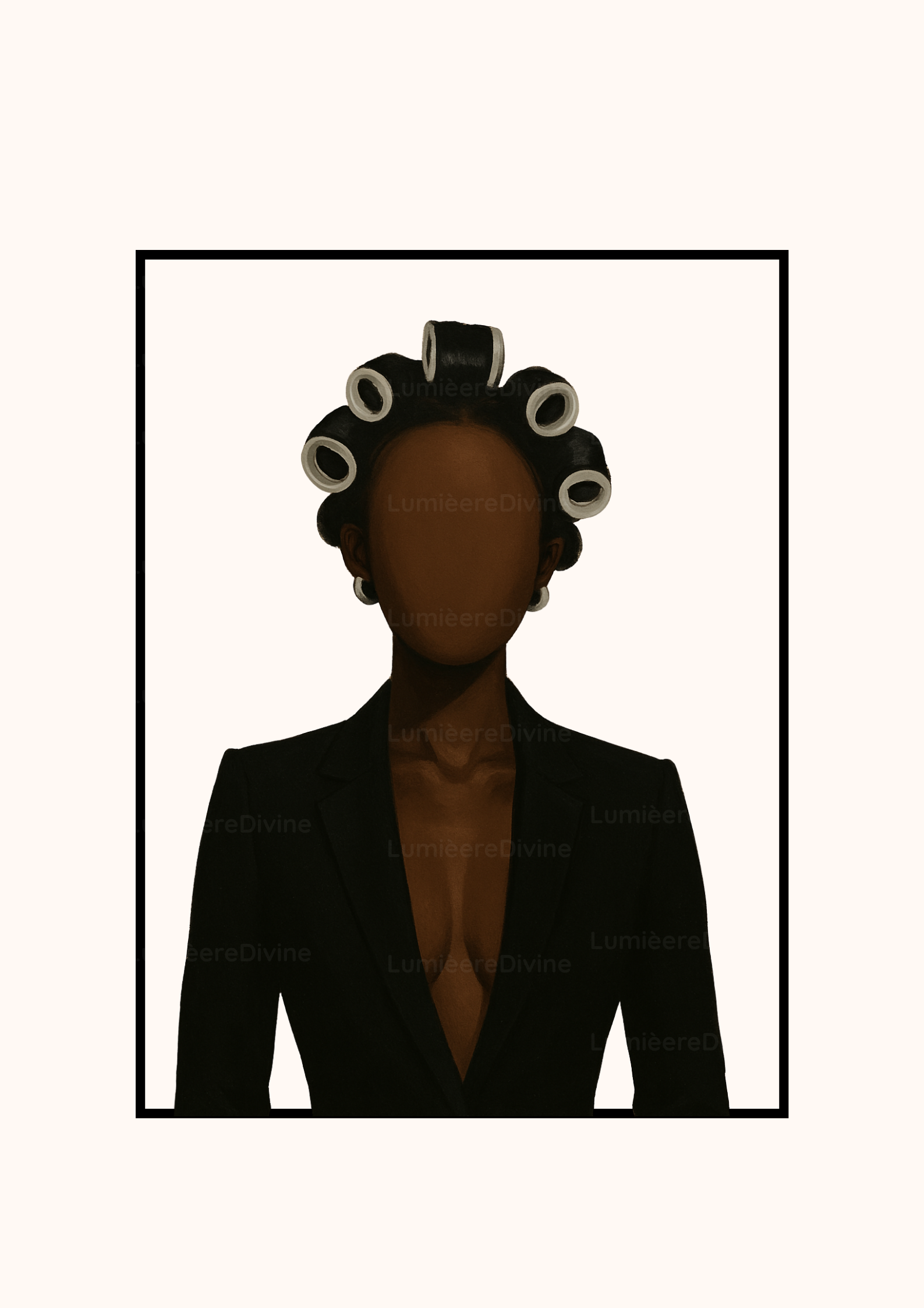 Affiche Afro Art - Femme classe