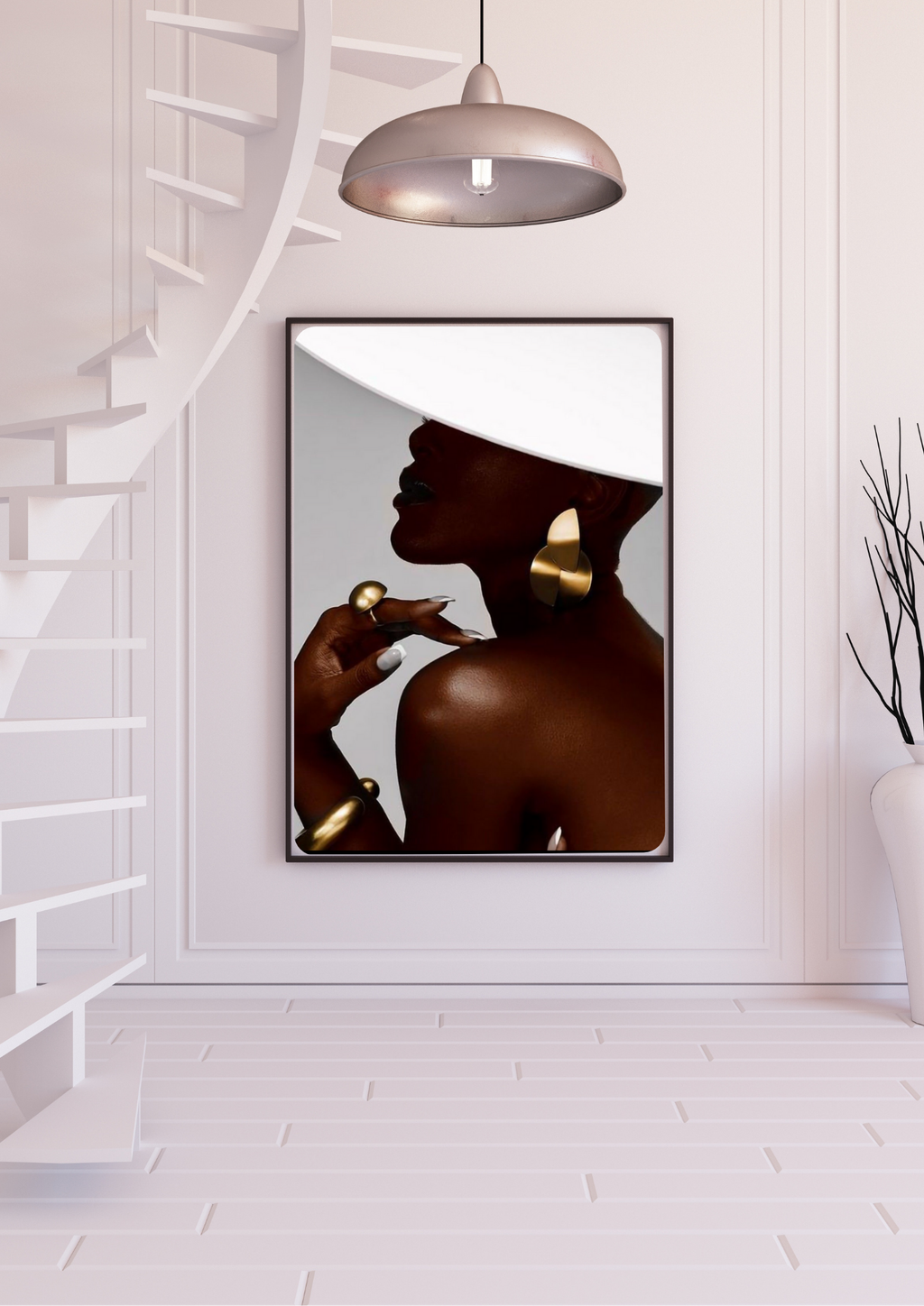 Affiche Afro Art - Femme Elégante