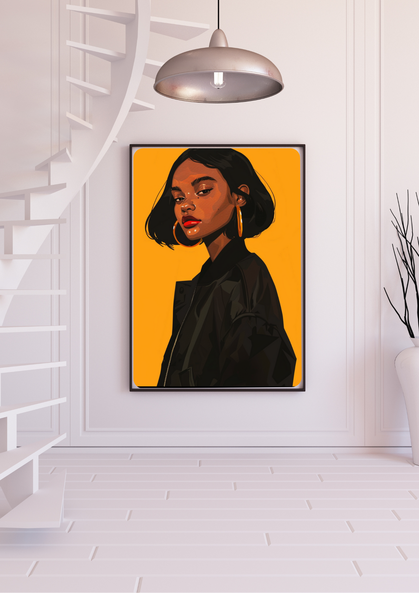 Affiche Afro Art - Elégance