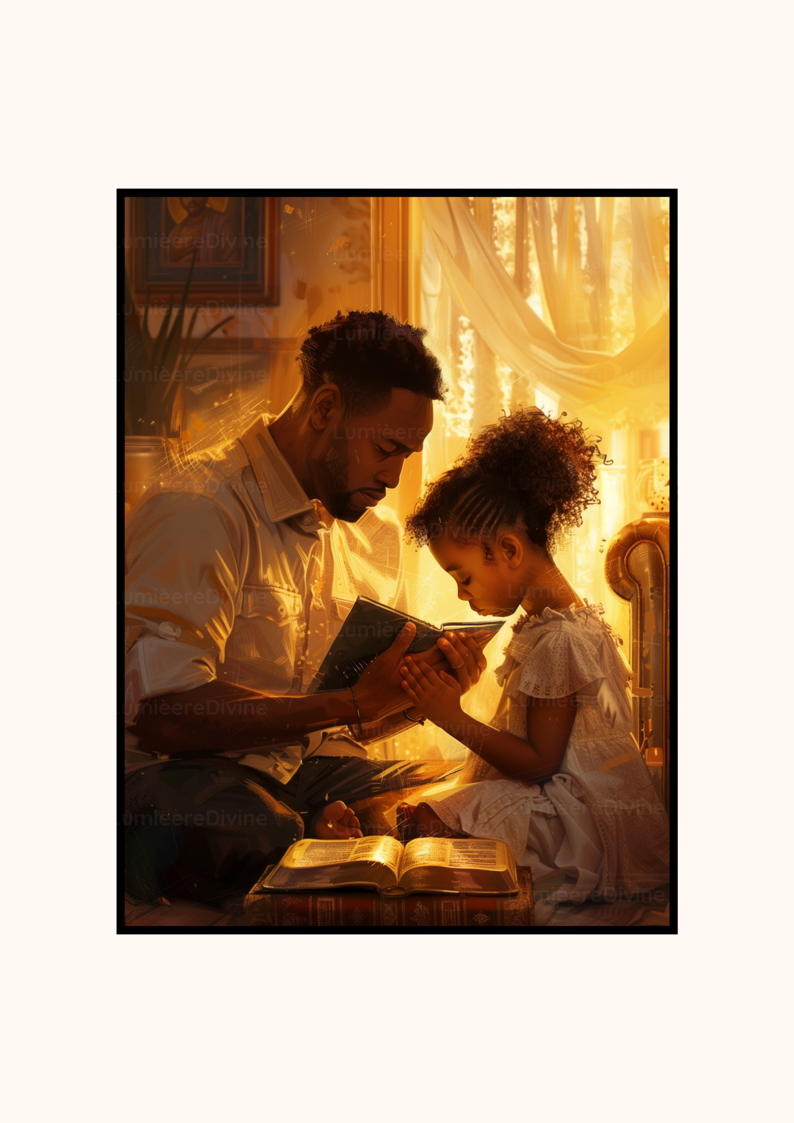 Affiche Chrétienne - Amour Paternel