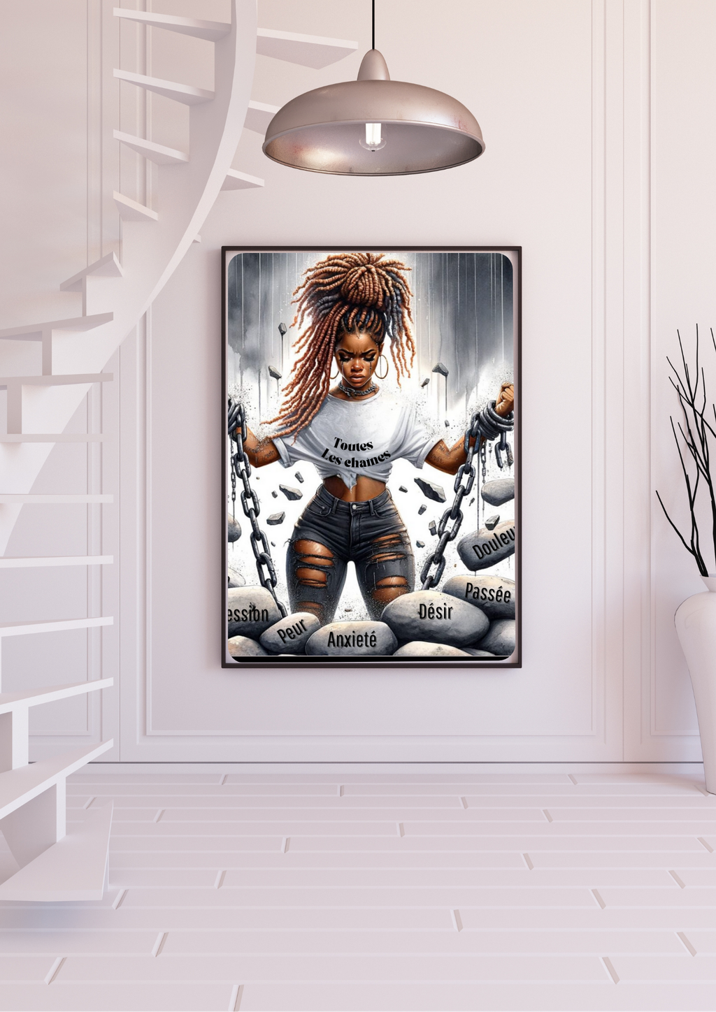 Affiche Chrétienne - Chaines brisées