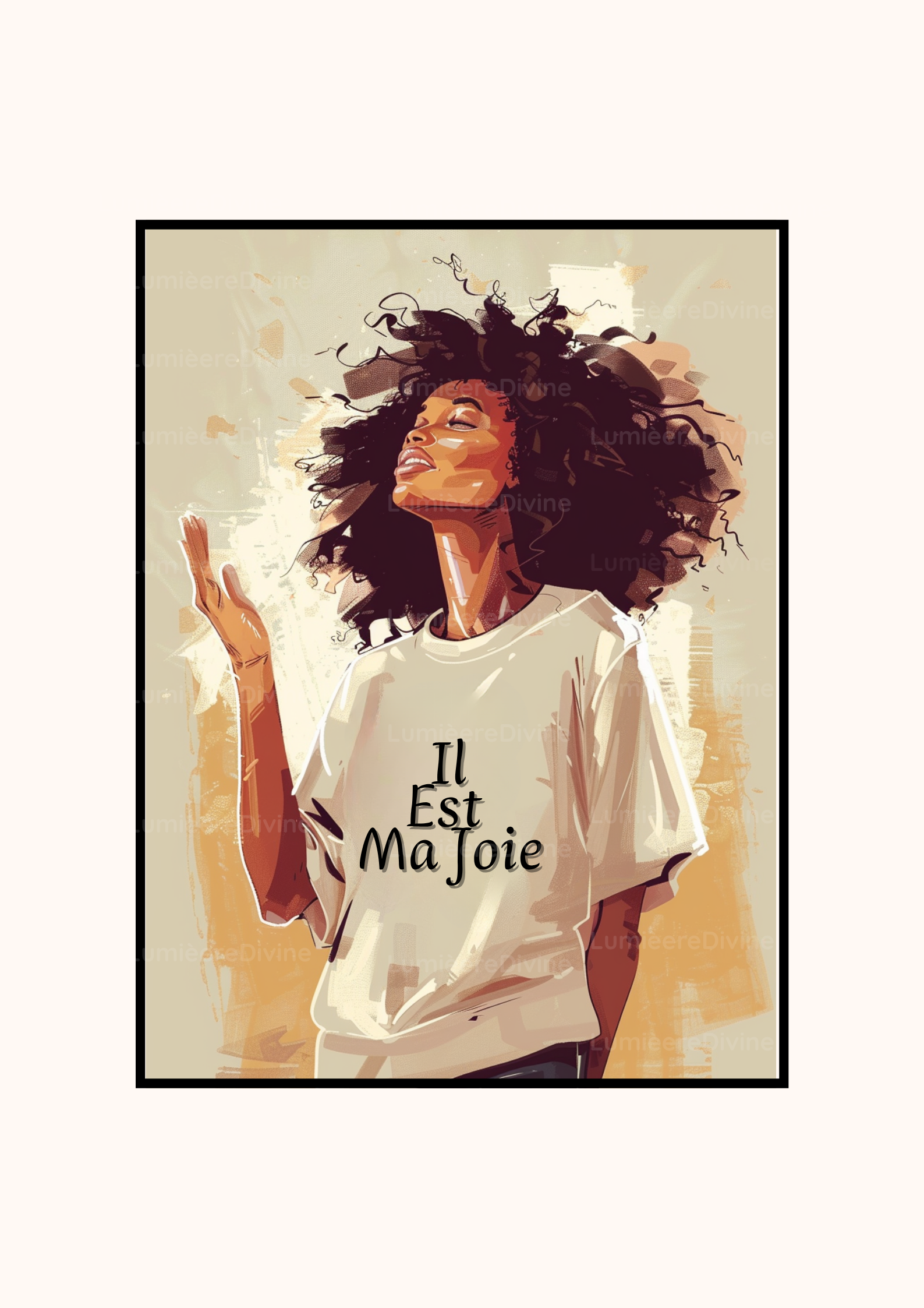 Affiche Chrétienne - Il est ma joie