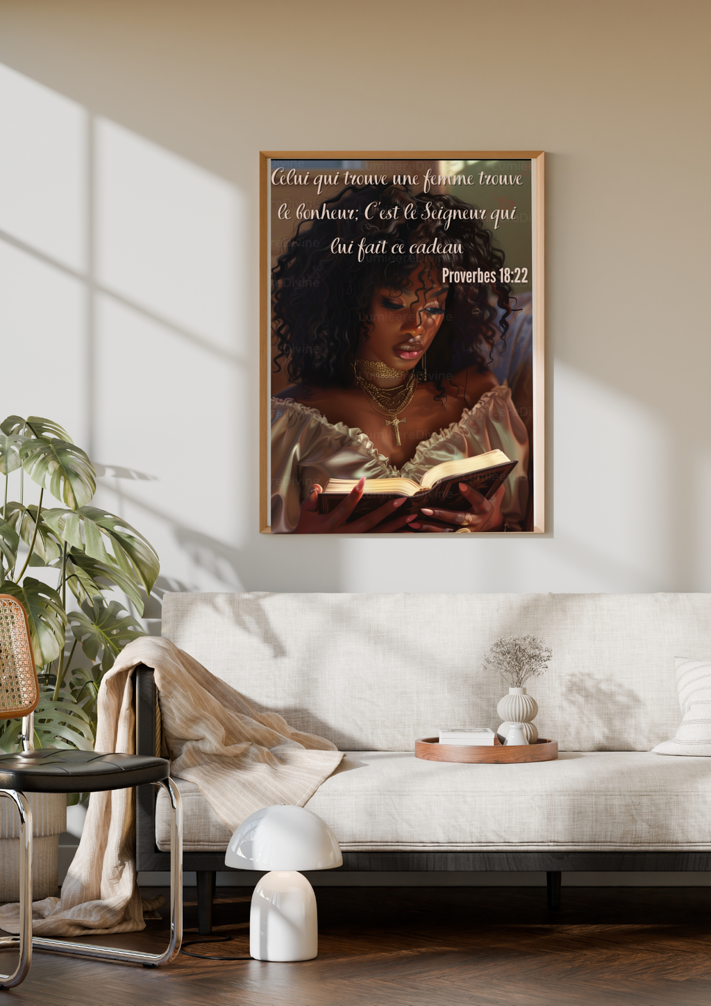 Affiche Chrétienne - Proverbes 18:22