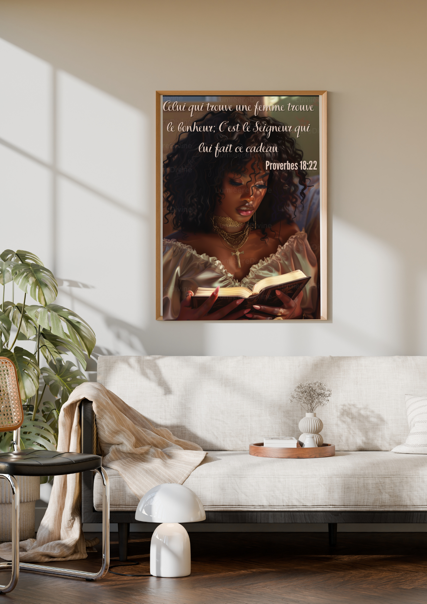 Affiche Chrétienne - Proverbes 18:22