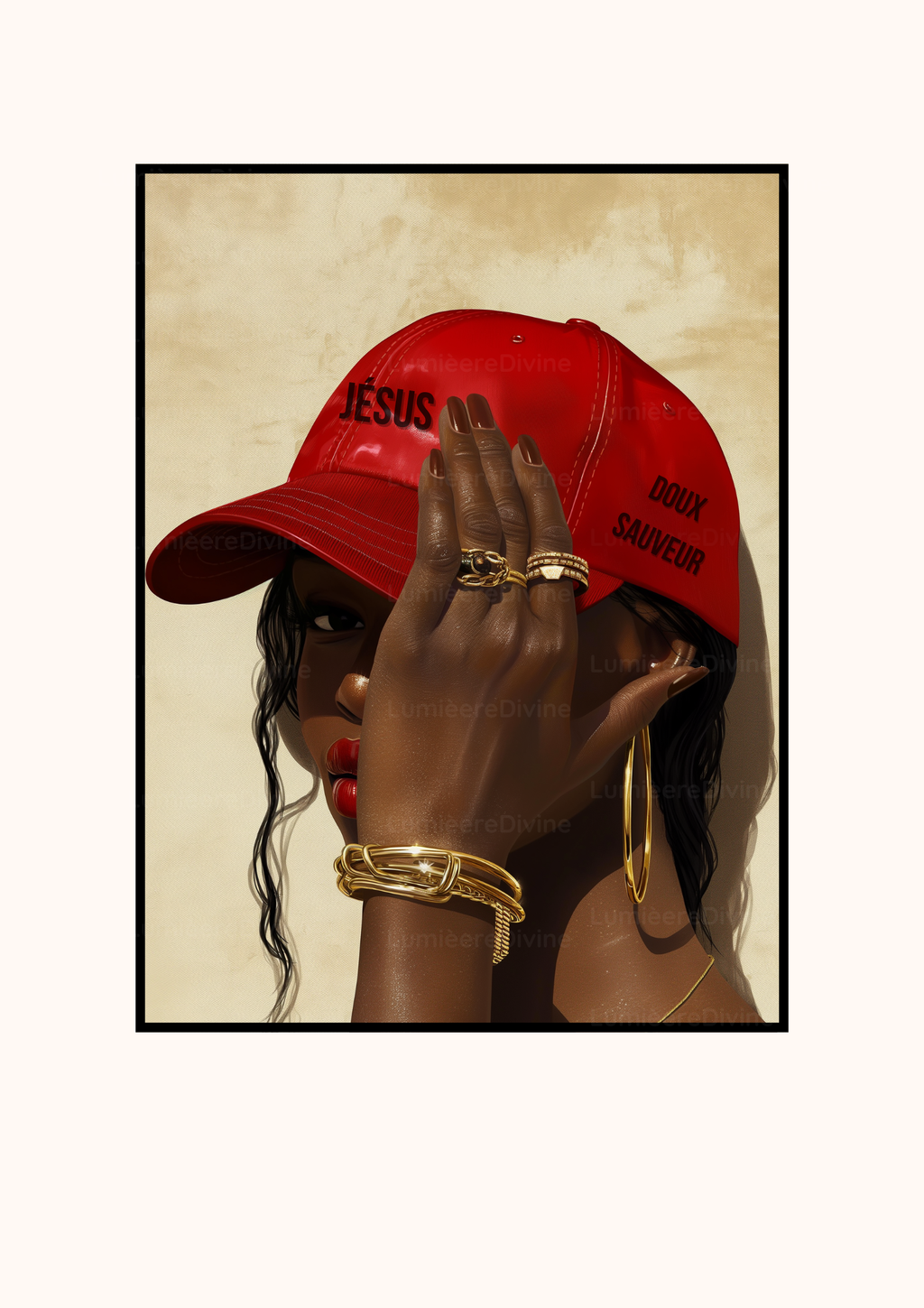 Affiche Chrétienne - Doux sauveur