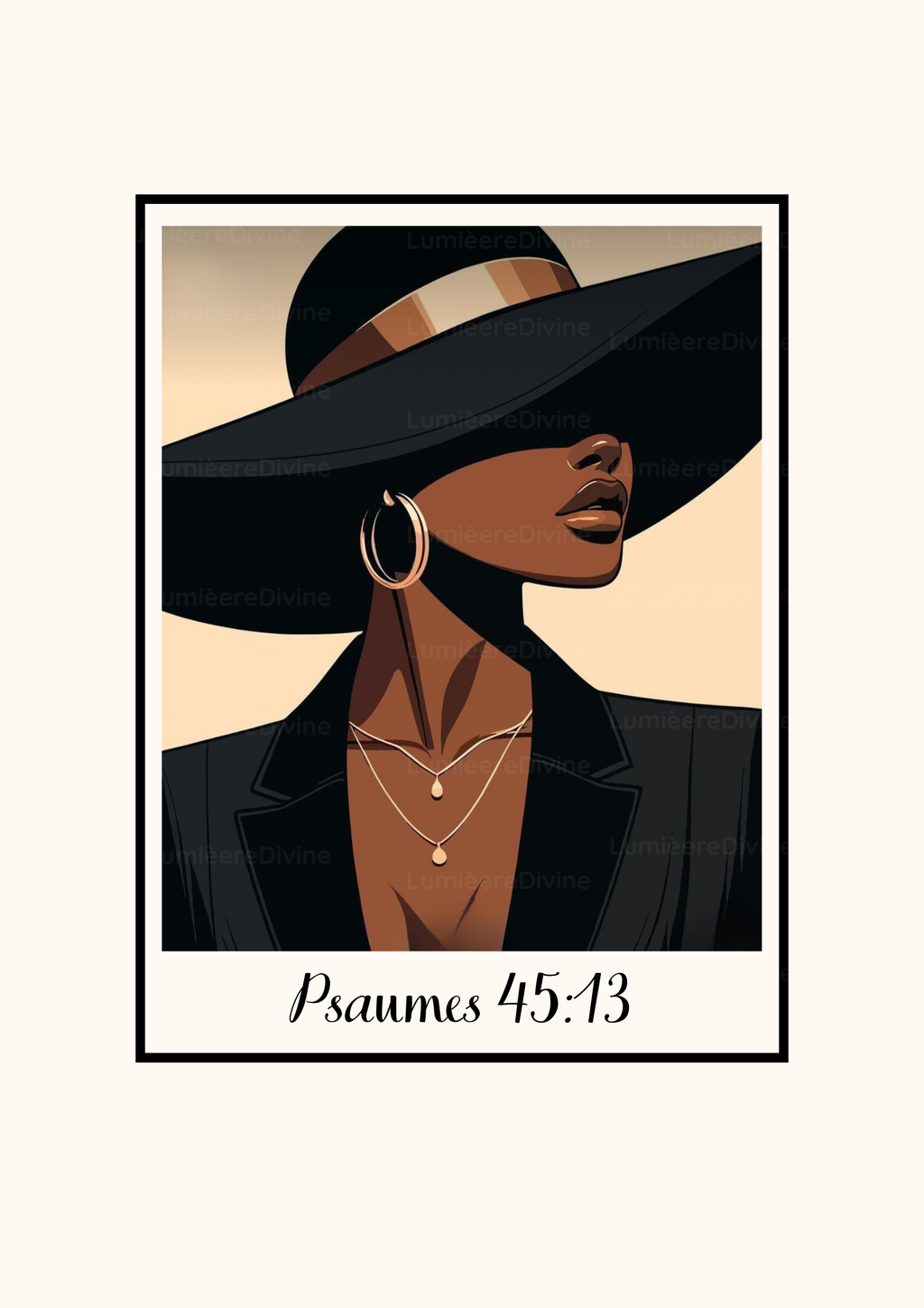 Affiche Chrétienne - Psaumes 45:13