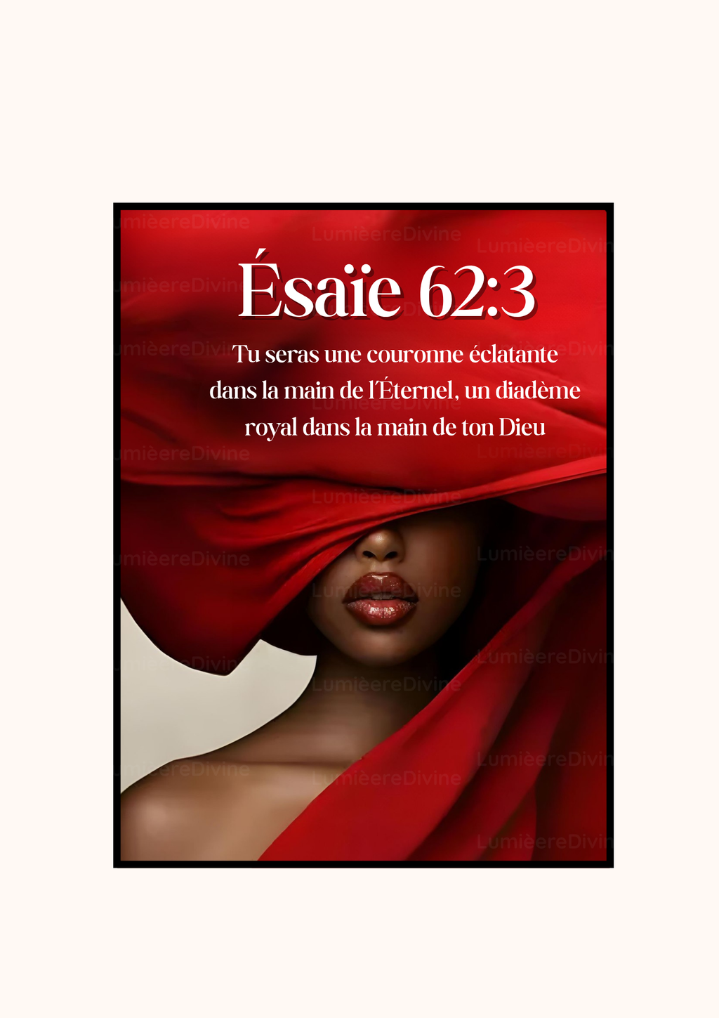 Affiche Chrétienne - Esaïe 62:3