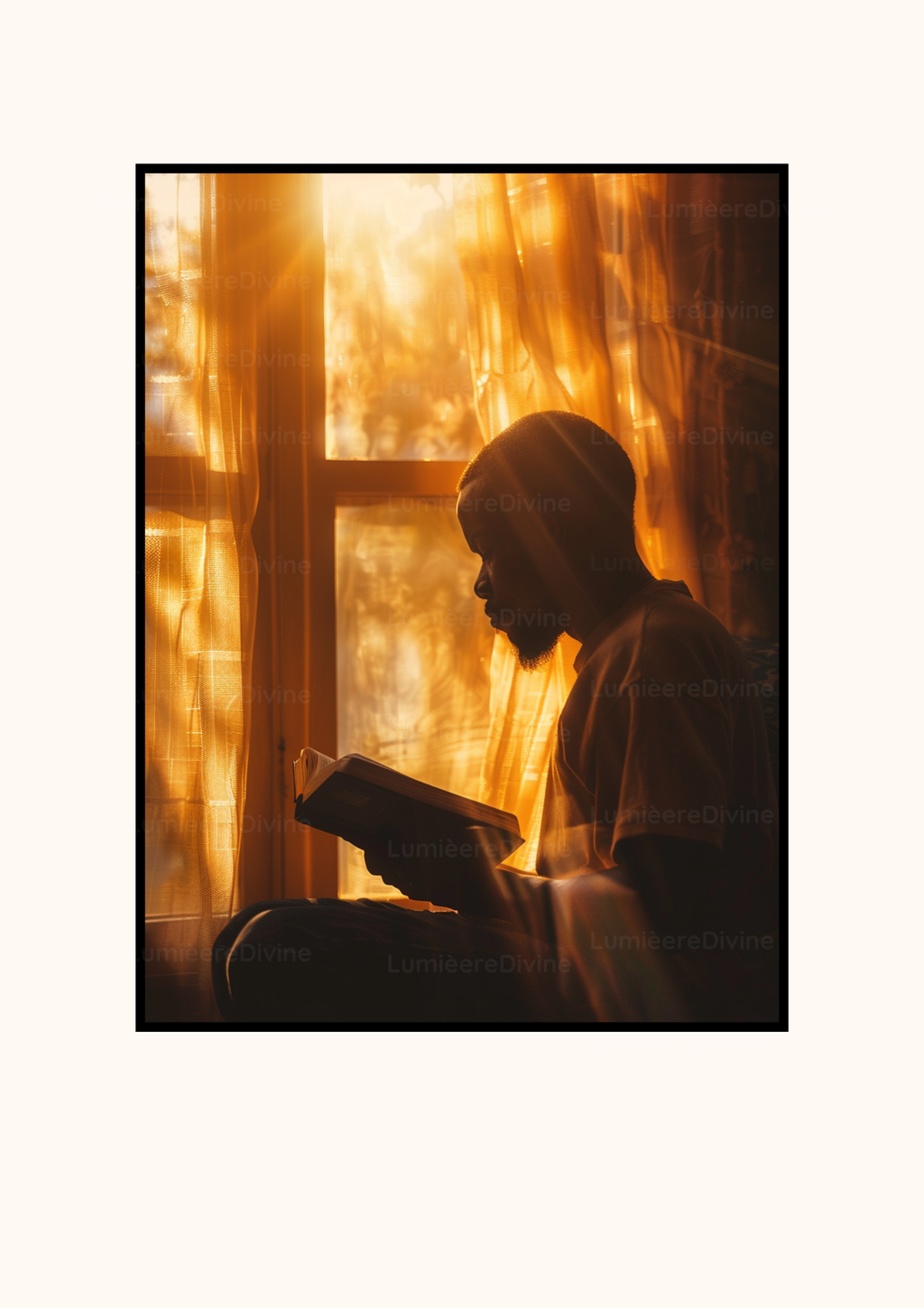 Affiche Chrétienne - Méditation