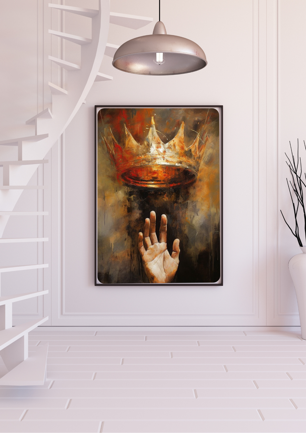 Affiche Chrétienne - Homme Couronné