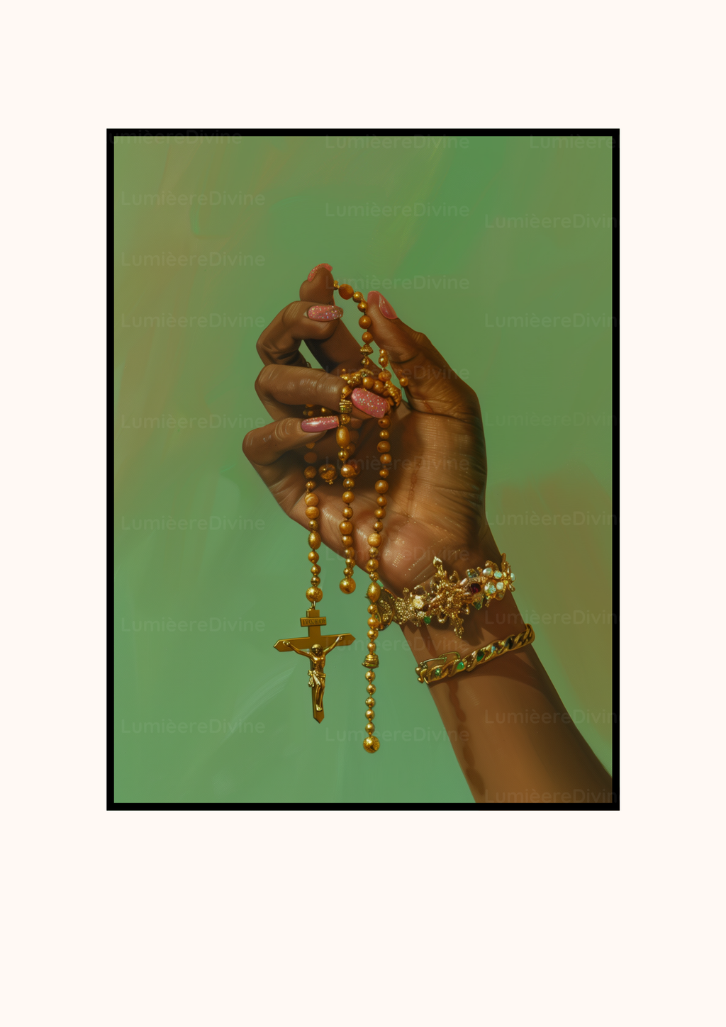 Affiche Chrétienne - Femme de prière