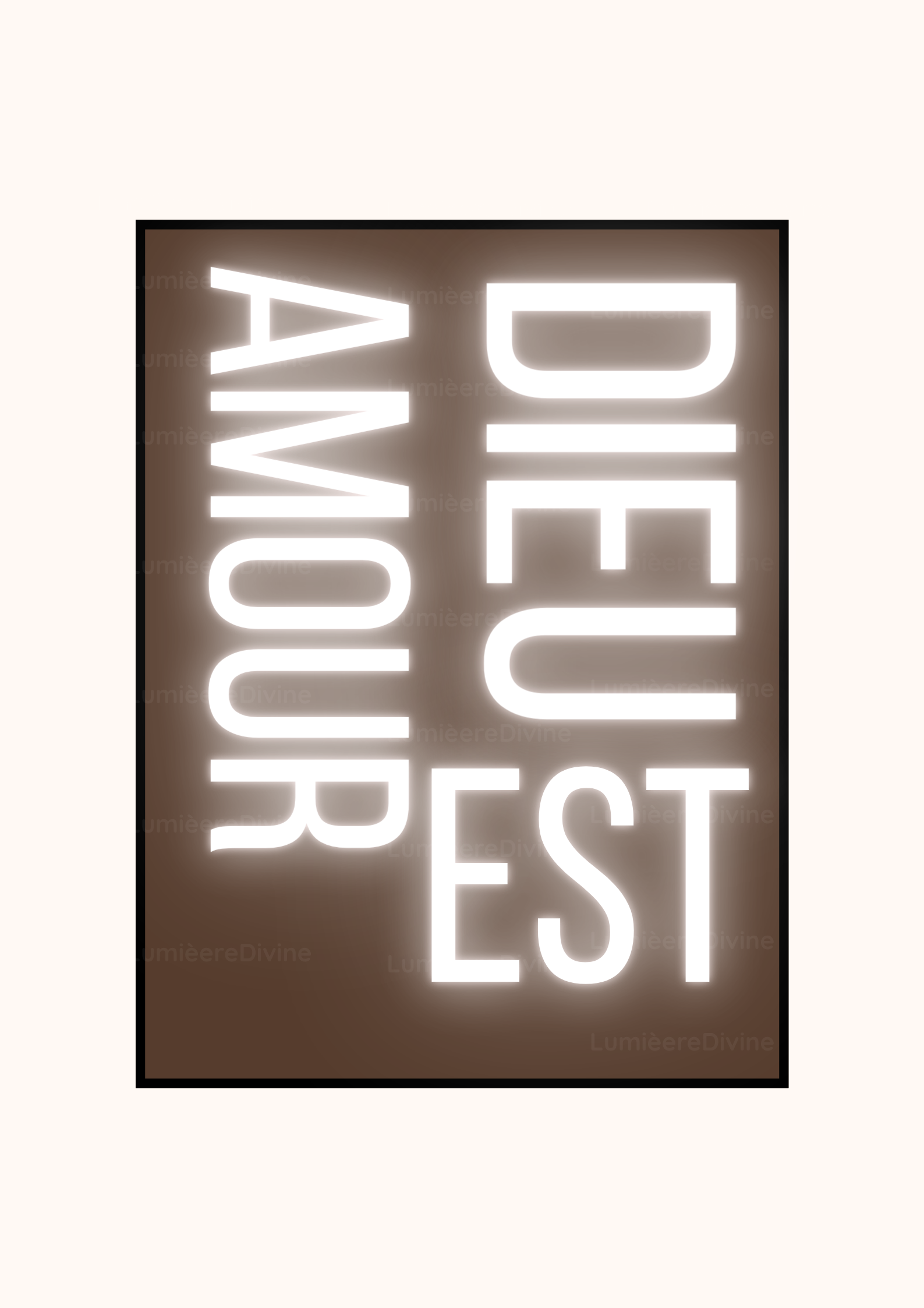 Affiche Chrétienne - Dieu est amour